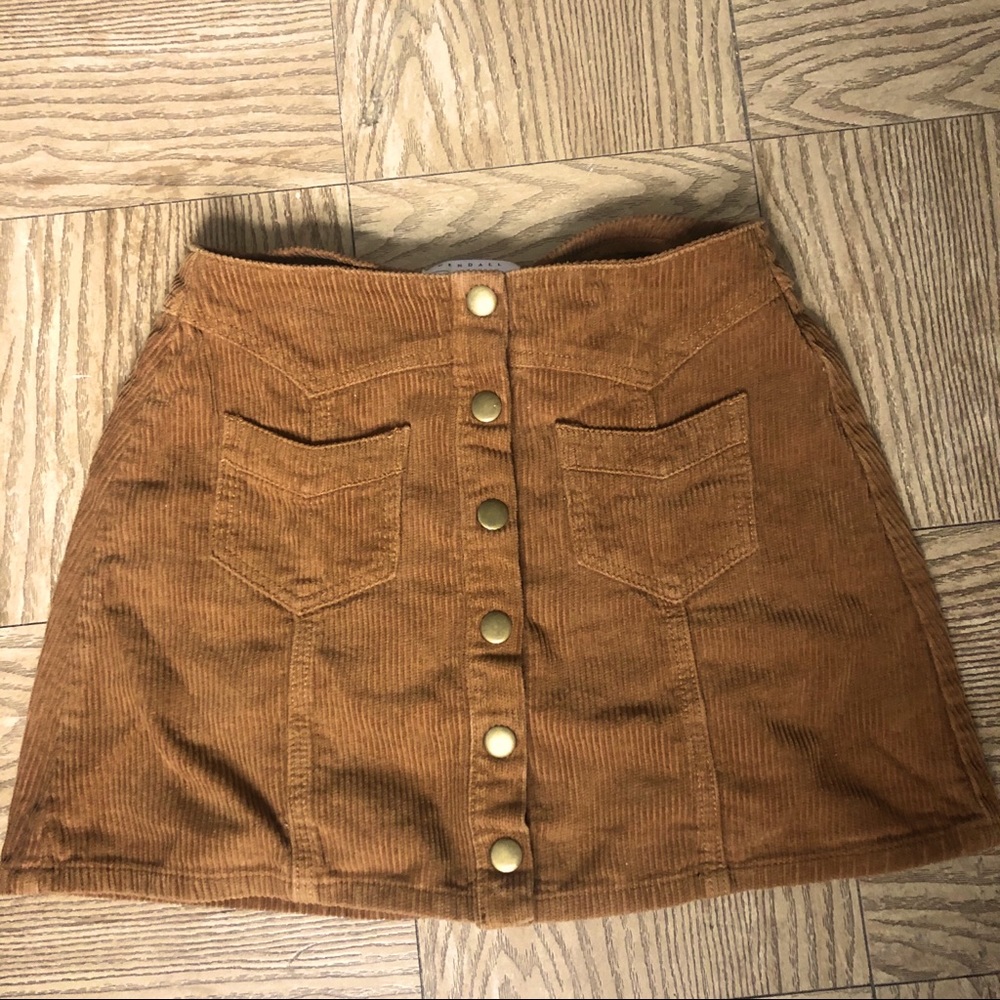 Kendall & Kylie skirt corduroy